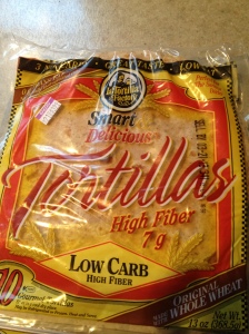 LaTortilla Factory low-carb tortillas